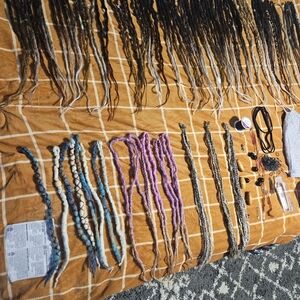 Bohemian Style Hair Extensions in Multicolor